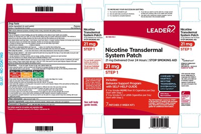 Carton (Cardinal Nicotine Transdermal System Patch 21 mg Step 1)